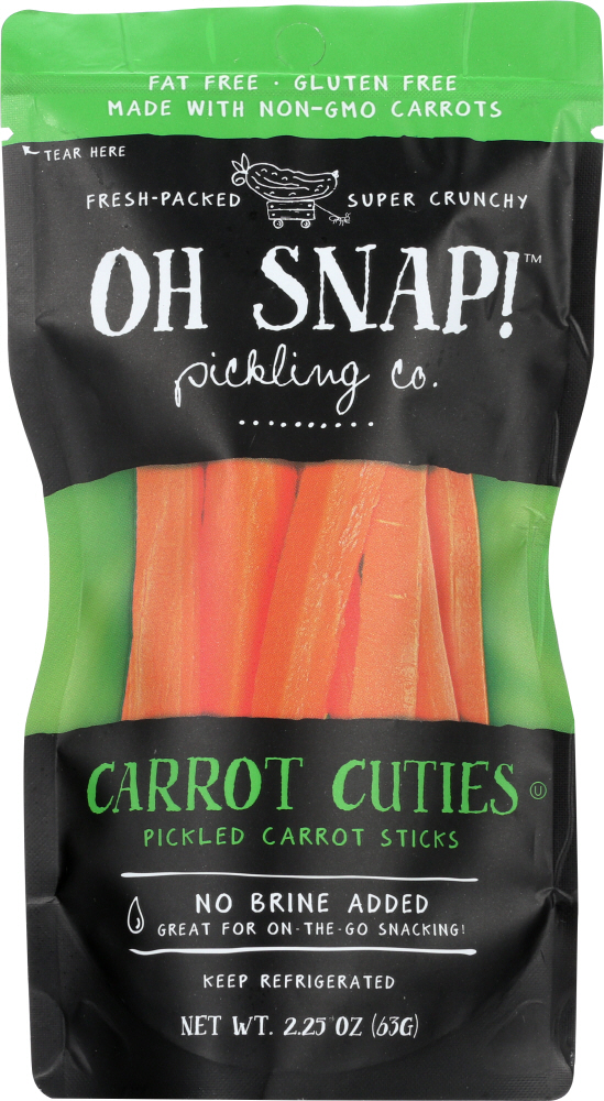 OH SNAP: Carrot Cuties Pickled Carrot Sticks, 2.25 oz - 0074329123405