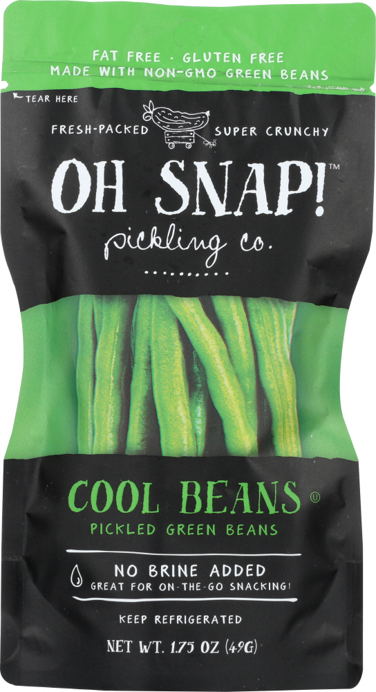 OH SNAP: Cool Beans Pickled Green Beans, 1.75 oz - 0074329123412