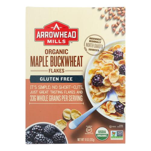 Arrowhead Mills - Cereal - Maple Buckwheat Flakes - Case Of 6 - 10 Oz. - 0074333374701