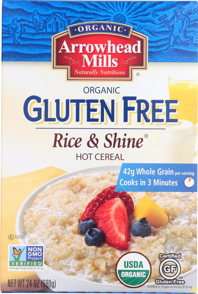  Arrowhead Mills Organic Gluten Free Rice & Shine, 24 Ounce - 074333385301