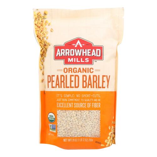 ARROWHEAD MILLS: Organic Pearled Barley, 28 oz - 0074333476184