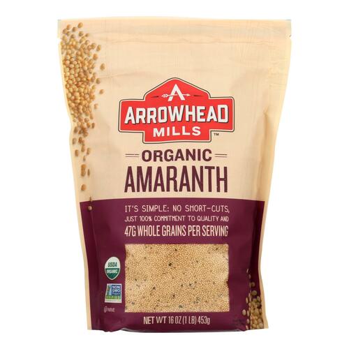 Arrowhead Mills - Whole Grain Amaranth - Case Of 6 - 16 Oz. - 0074333476207