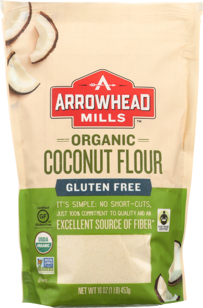 ARROWHEAD MILLS: Flour Coconut Organic, 16 oz - 0074333684268