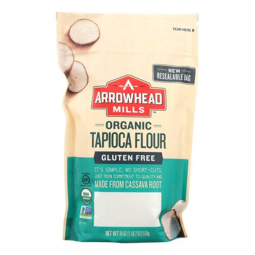 ARROWHEAD MILLS: Organic Flour Tapioca, 18 oz - 0074333684275