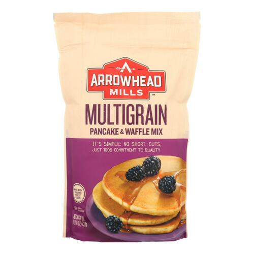  Arrowhead Mills Multigrain Pancake and Waffle Mix, 26 oz. Bag (Pack of 6)  - 074333685050