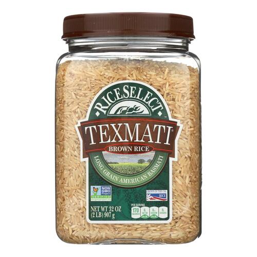 Rice Select Texmati Rice - Brown - Case Of 4 - 32 Oz. - 074401310419