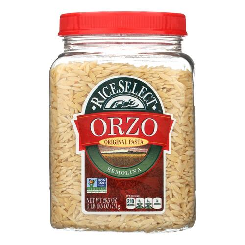 RICESELECT: Orzo Original Pasta, 26.5 oz - 0074401702412