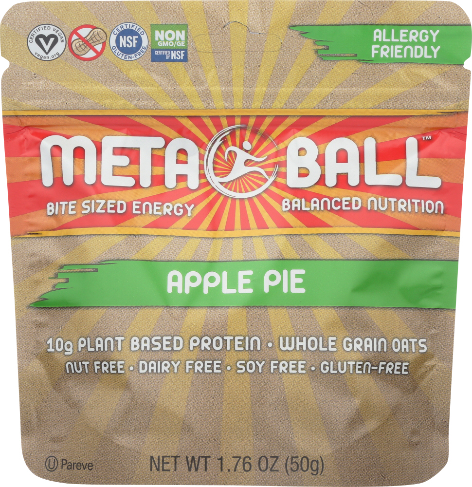 METABALL: Energy Bites Sized Apple Pie, 1.76 oz - 0074677531211