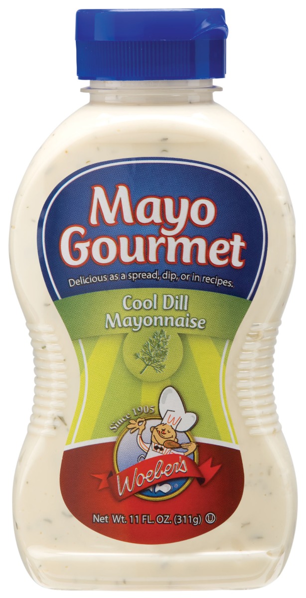 WOEBER: Cool Dill Mayonnaise, 11 oz - 0074680008540