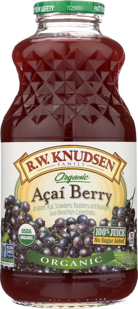 R.W. KNUDSEN: Family Organic Acai Berry Juice, 32 oz - 0074682103328