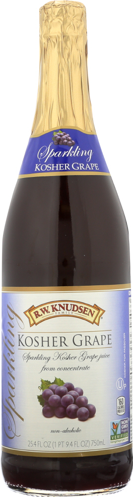 R.W. Knudsen, Sparkling Kosher Juice, Grape, Grape - 074682118421