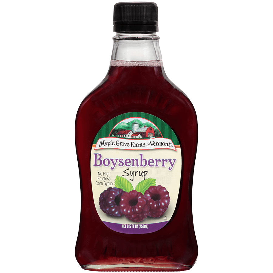 MAPLE GROVE: Boysenberry Syrup, 8.5 oz - 0074683003085