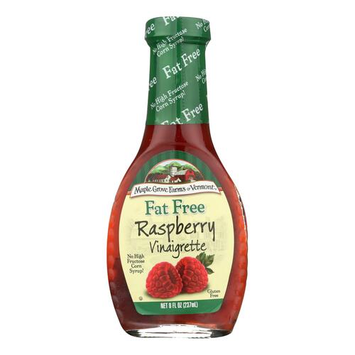 Maple Grove Farms - Fat Free Salad Dressing - Raspberry Vinaigrette - Case Of 12 - 8 Oz. - 074683004853