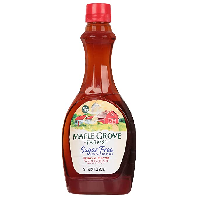  Maple Grove Farms, Syrup, Sugar Free, 24 Ounce  - 074683005546