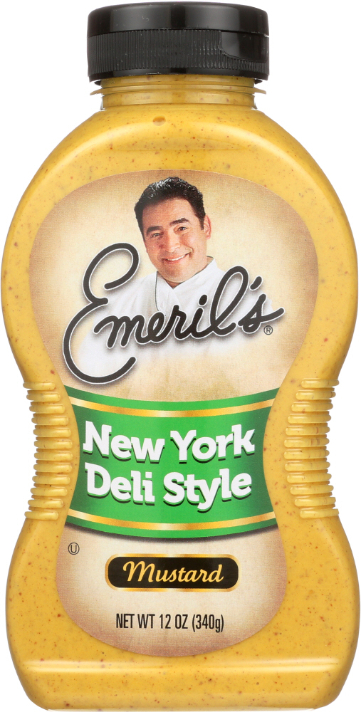 EMERILS: New York Deli Style Mustard, 12 oz - 0074683097039
