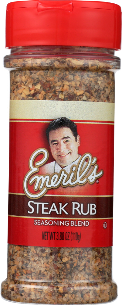 EMERILS: Steak Rub Seasoning, 3.88 oz - 0074683097916