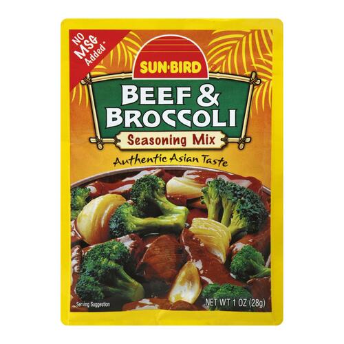 Sun-Bird, Seasoning Mix, Beef & Broccoli - 074880070132