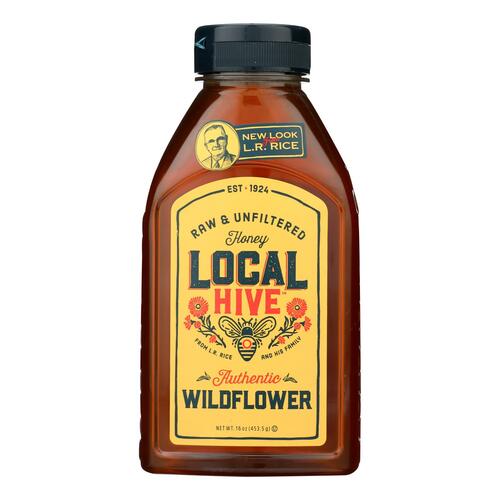 LOCAL HIVE: Raw & Unfiltered Wildflower Honey, 16 oz - 0075002120247