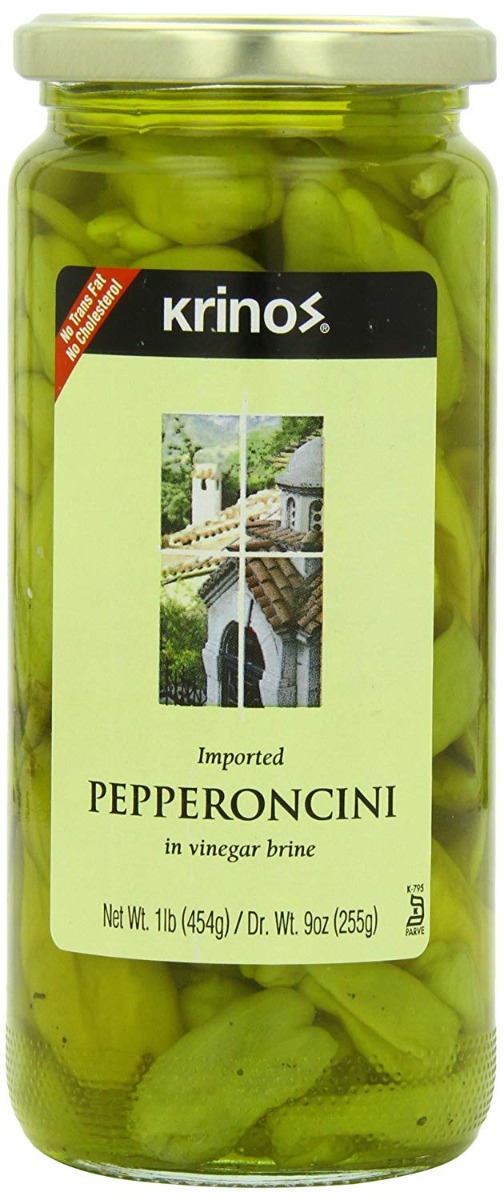 Krinos, Pepperoncini In Vinegar Brine - 075013280008