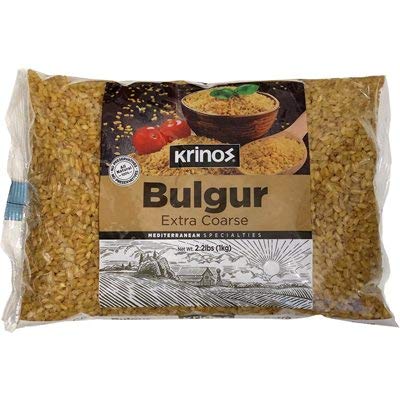 Krinos Extra Coarse Bulgur 2.2 Lbs ( 2 Pack) - 075013405524