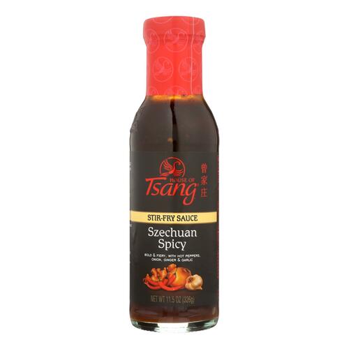 House Of Tsang - Szechuan Spicy Stir-fry Sauce - Case Of 6 - 11.5 Oz. - 075050006111
