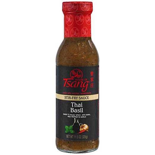 HOUSE OF TSANG: Sauce Stir-fry Thai Basil, 11.5 oz - 0075050038389