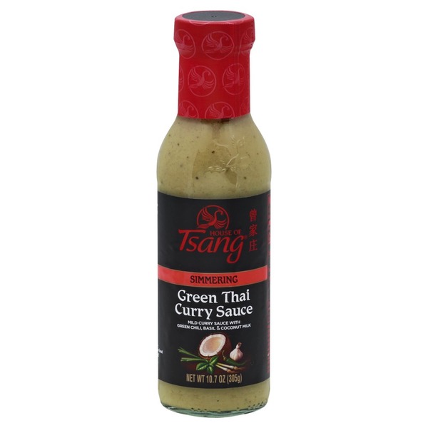 HOUSE OF TSANG: Sauce Curry Green, 10.7 oz - 0075050782121