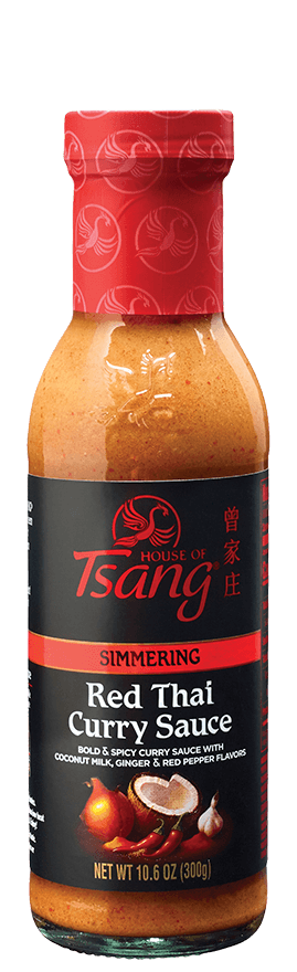 HOUSE OF TSANG: Sauce Red Curry Thai, 10.6 oz - 0075050782985