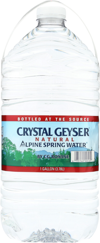 CRYSTAL GEYSER: Alpine Spring Water, 1 gal - 0075140005154