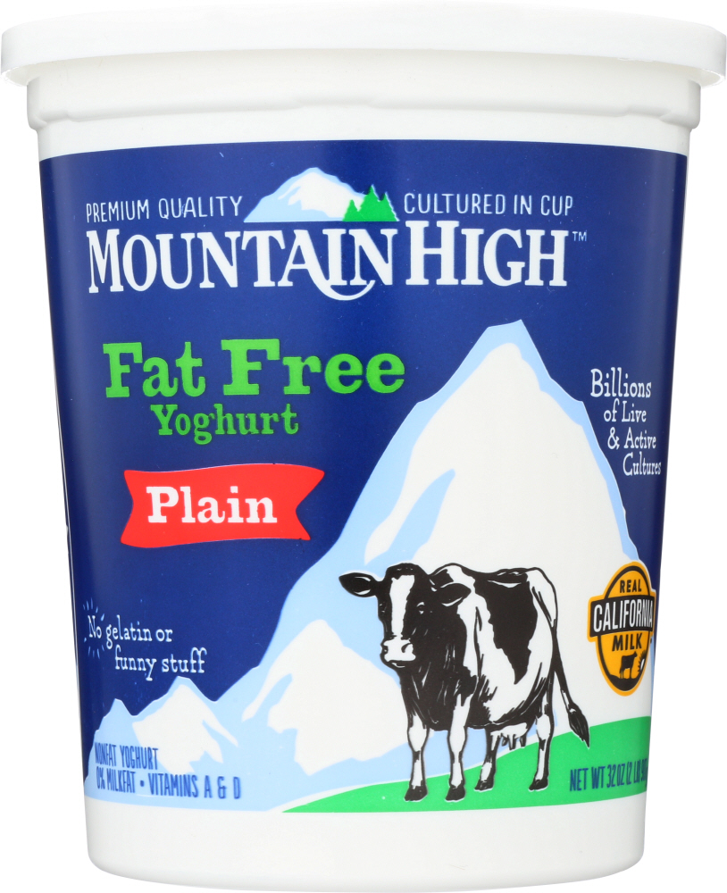Fat Free Yoghurt, Plain - 075270001668