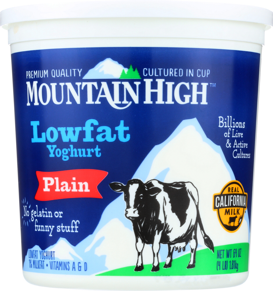 Mountain High Low Fat Plain Yogurt - 00075270410514