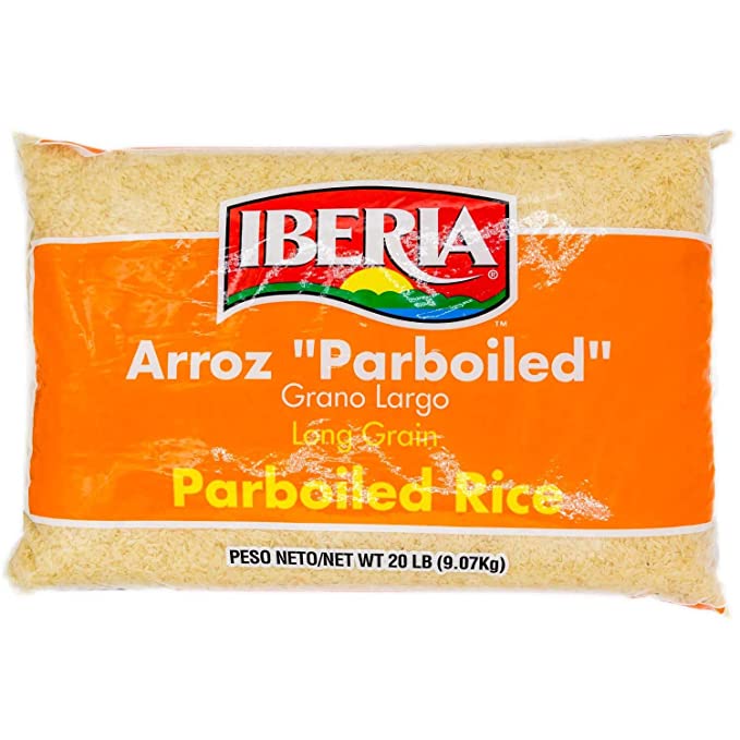 Iberia Long Grain Parboiled Rice, 20 Pound - 075669107230