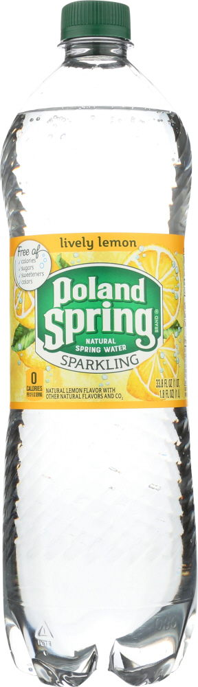 Lively Lemon Sparkling Natural Spring Water, Lively Lemon - 075720000401