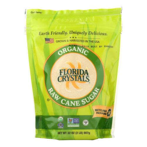 FLORIDA CRYSTALS: Sugar Cane Organic, 2 lb - 0075779311145