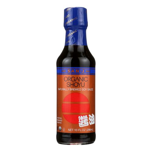 San - J Shoyu Soy Sauce - Organic - Case Of 6 - 10 Fl Oz. - 075810041253