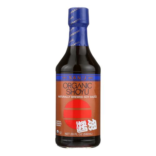San - J Shoyu Soy Sauce - Organic - Case Of 6 - 20 Fl Oz. - 075810041352