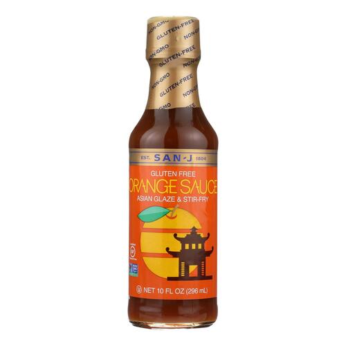 San - J Cooking Sauce - Orange - Case Of 6 - 10 Fl Oz. - 0075810180259