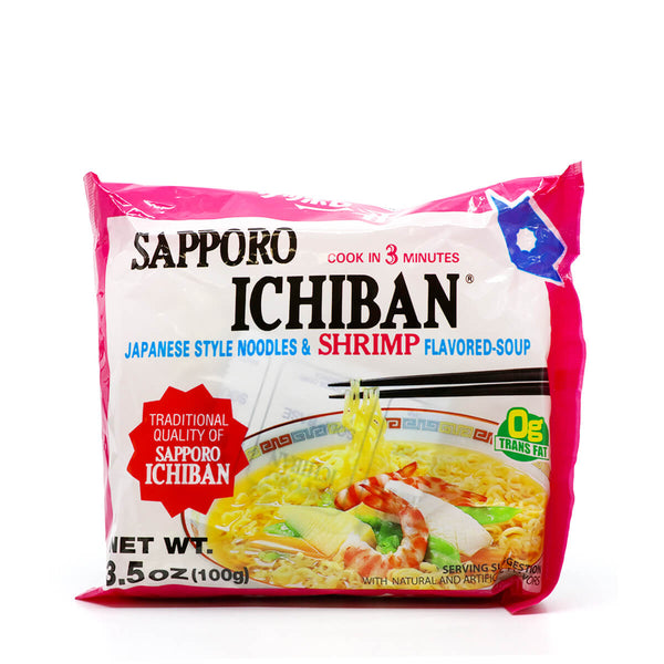 Japanese style noodles & shrimp flavored-soup - 0076186000059