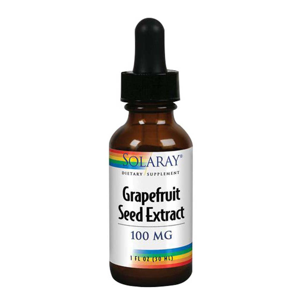 Solaray Grapefruit Seed Extract 100mg Drops, 1 Fl Oz - 076280116076