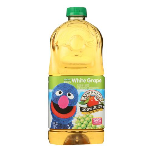 Grover'S, Sesame Street, Grover'S 100% Juice, White Grape - 076301722194