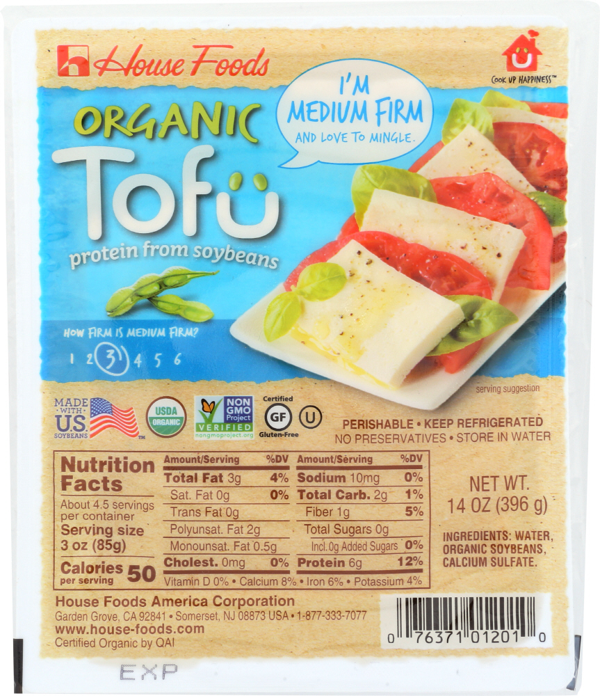 House Foods, Organic Tofu - 076371012010