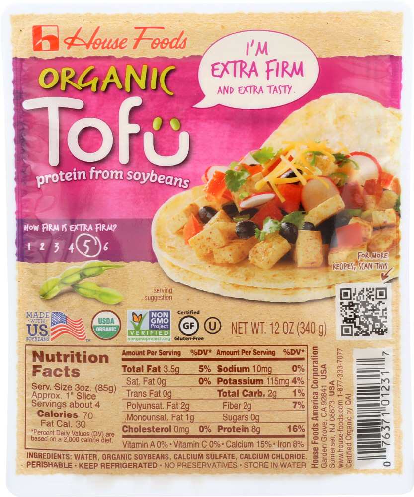 House Foods, Organic Tofu - 076371012317