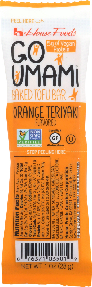Baked Tofu Bar - 076371035019