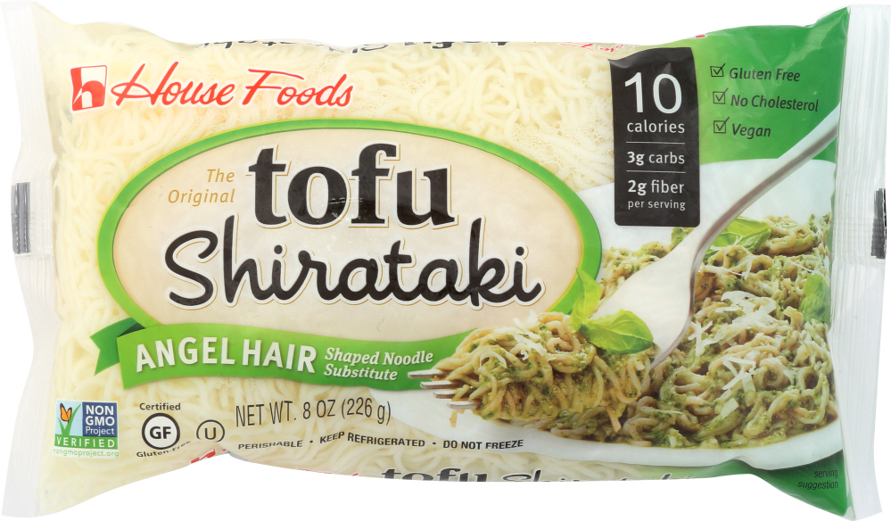 The Original Tofu Shirataki Shaped Noodle Substitute, Angel Hair - 076371041072