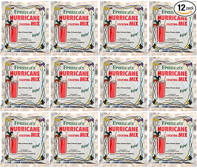 Franco's Hurricane Cocktail Mix, 9 Ounce (Pack of 12) - 076381235560