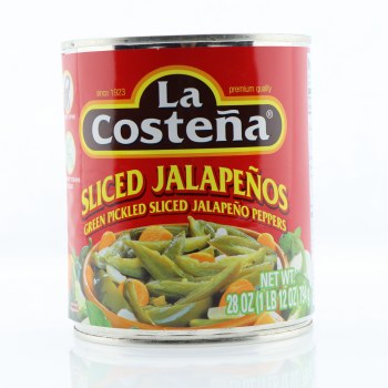 Green pickled sliced jalapeno peppers - 0076397002286