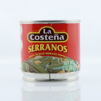 Green pickled serrano peppers - 0076397003122