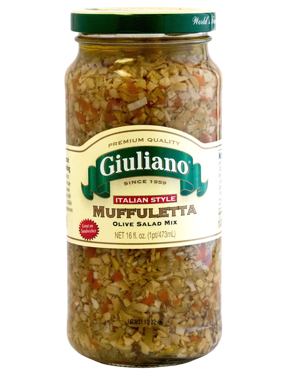 Giuliano, Italian Style Muffuletta Olive Salad Mix - giuliano