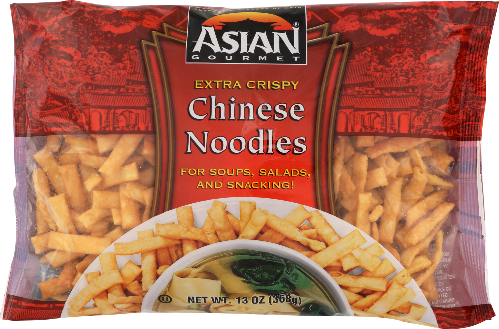 ASIAN GOURMET: Extra Crispy Chinese Noodles, 13 oz - 0076606124587