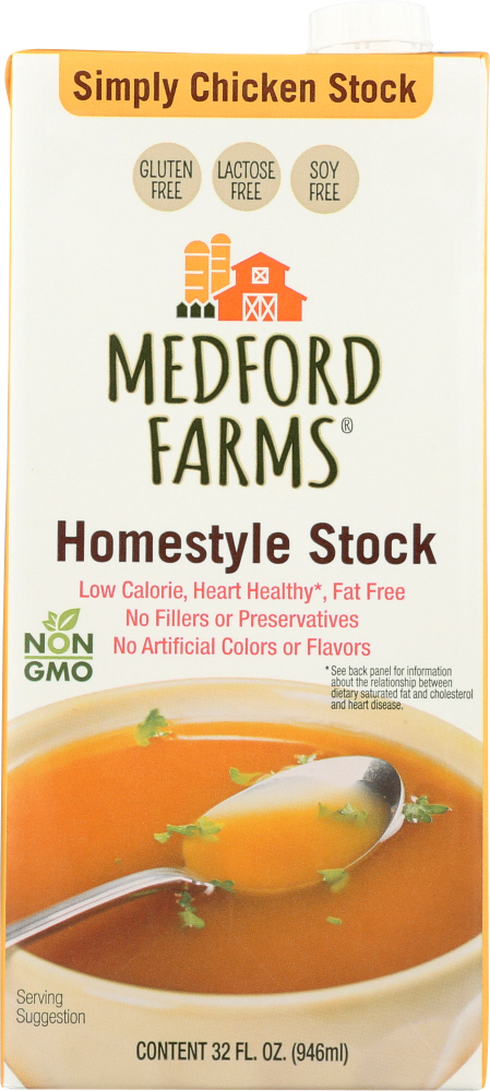 MEDFORD FARMS: Stock Chicken Homestyle, 32 oz - 0076606338182